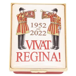 A Royal Fanfare Enamel Box | Halcyon Days