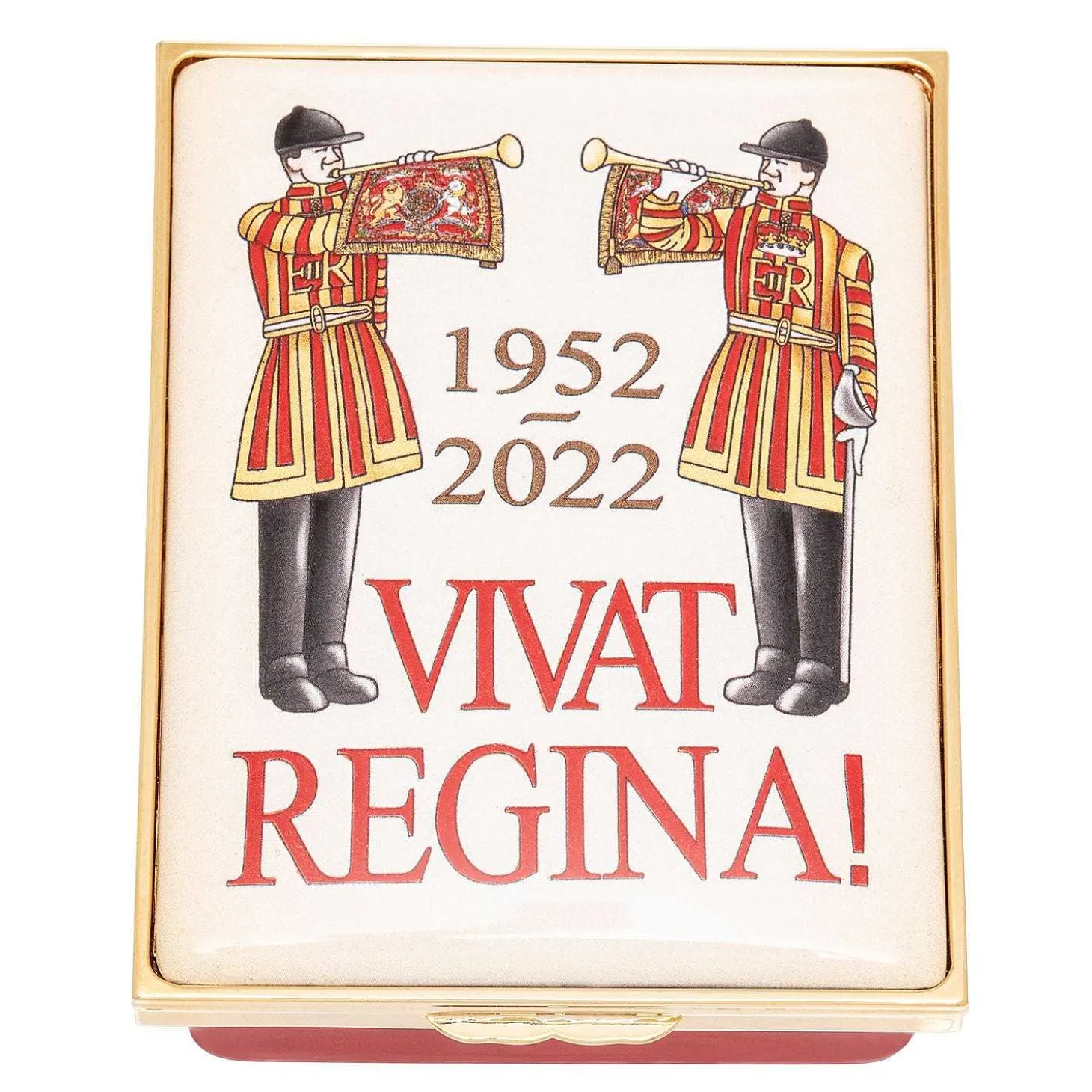 A Royal Fanfare Enamel Box | Halcyon Days