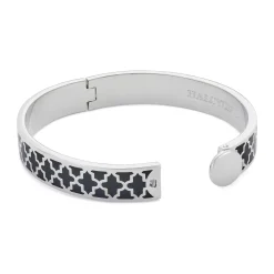 Agama Black & Palladium Bangle | Halcyon Days