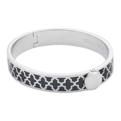 Agama Black & Palladium Bangle | Halcyon Days