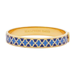 Agama Cobalt, Bluebell Gold Bangle | Halcyon Days
