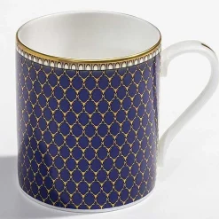 Antler Trellis Mug Midnight | Halcyon Days