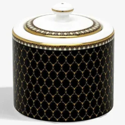 Antler Trellis Sugar Pot Black