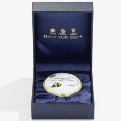 Bee Enamel Personalised Box | Halcyon Days