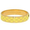 Bee Sparkle Trellis Buttercup & Gold Bangle | Halcyon Days