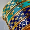 Bee Turquoise & Gold Bangle | Halcyon Days