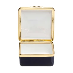 Blank Canvas Ivory & Navy Gold Box