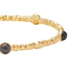 Cabochon Black & Gold Push-On Bangle | Halcyon Days