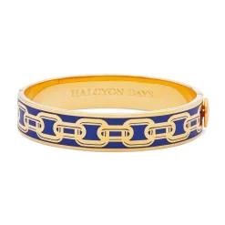 Chain Cobalt & Gold Bangle | Halcyon Days