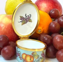 Cherish Your Days Enamel Box | Halcyon Days