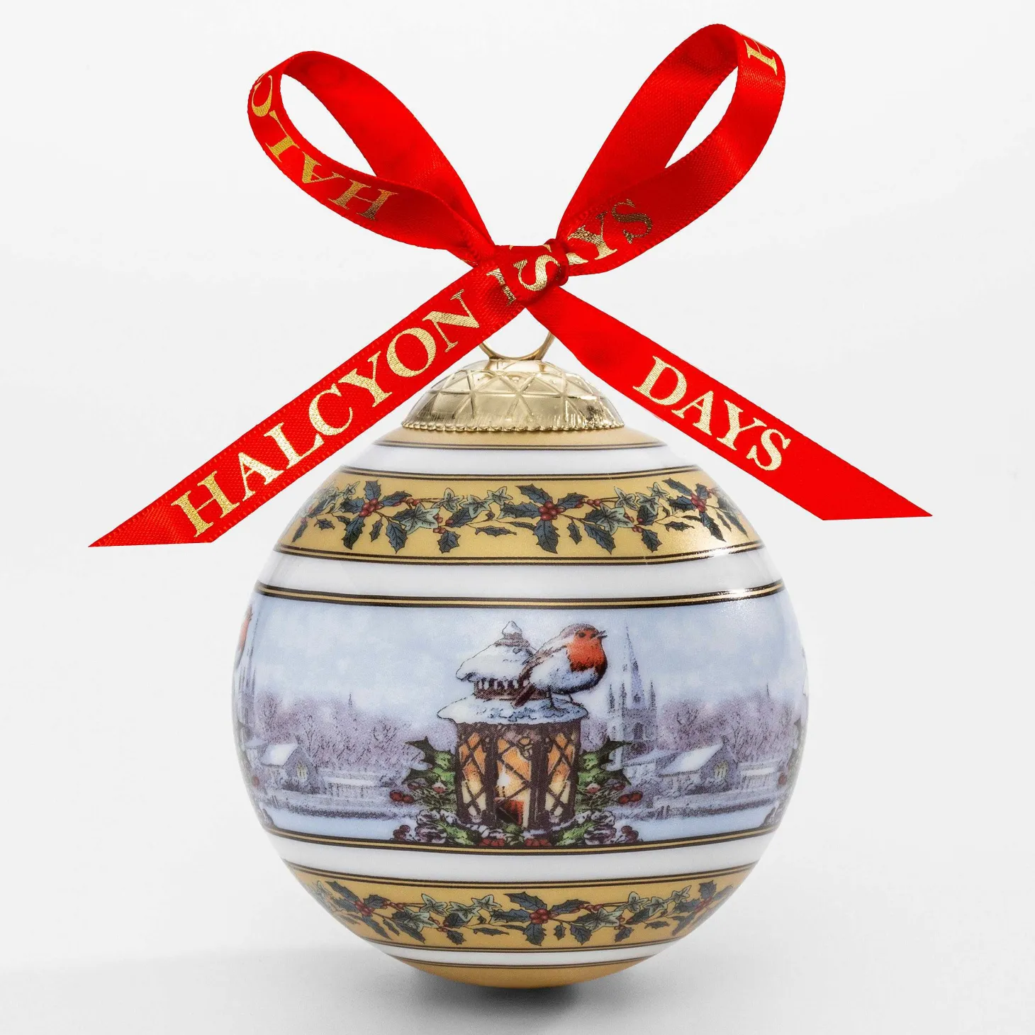 Christmas Robin Bauble | Halcyon Days