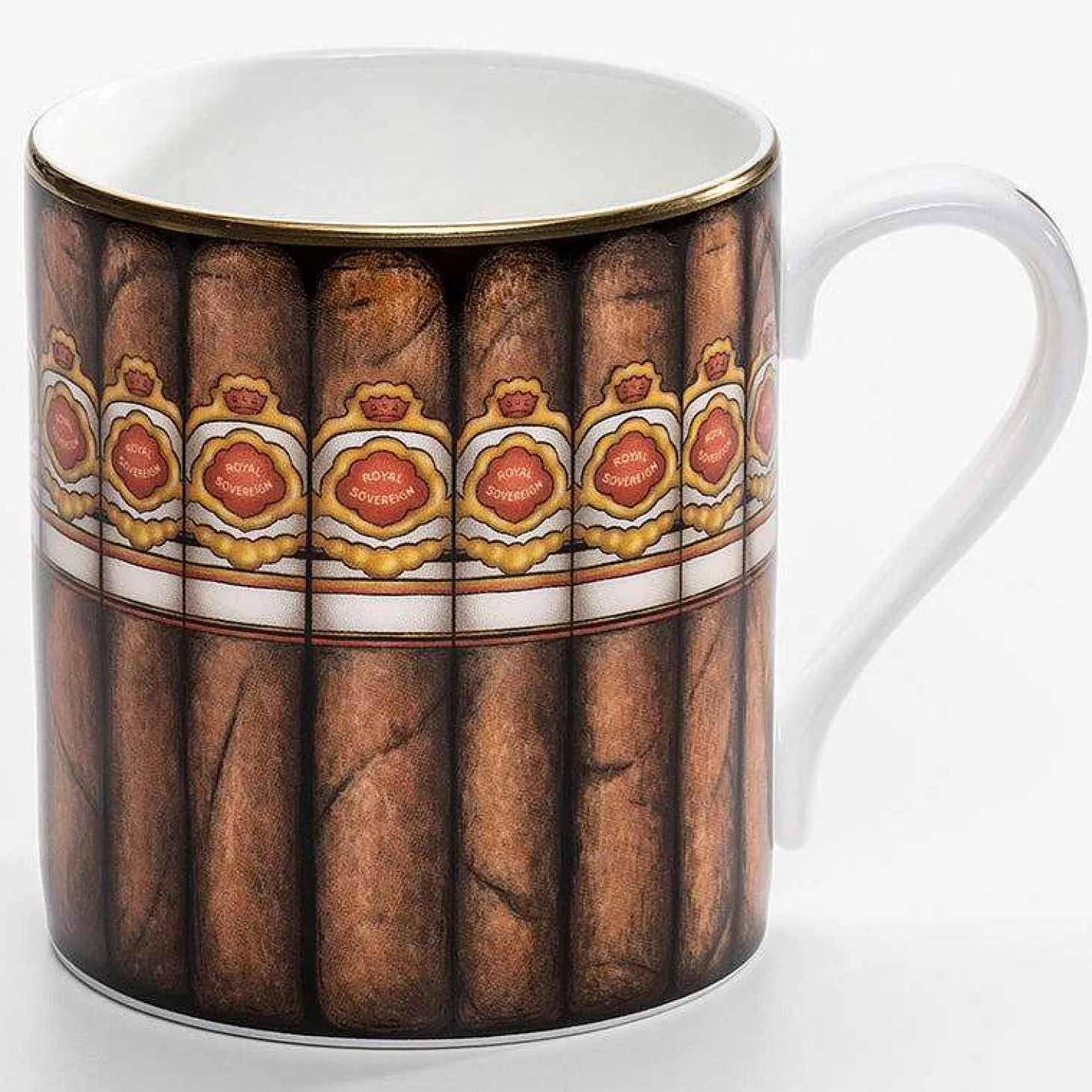Cigars, English Fine Bone China Mug | Halcyon Days