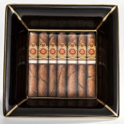 Cigars Square Trinket Tray