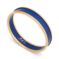 Cobalt & Gold Enamel Bangle