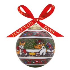 Corgi At Christmas Bauble | Halcyon Days