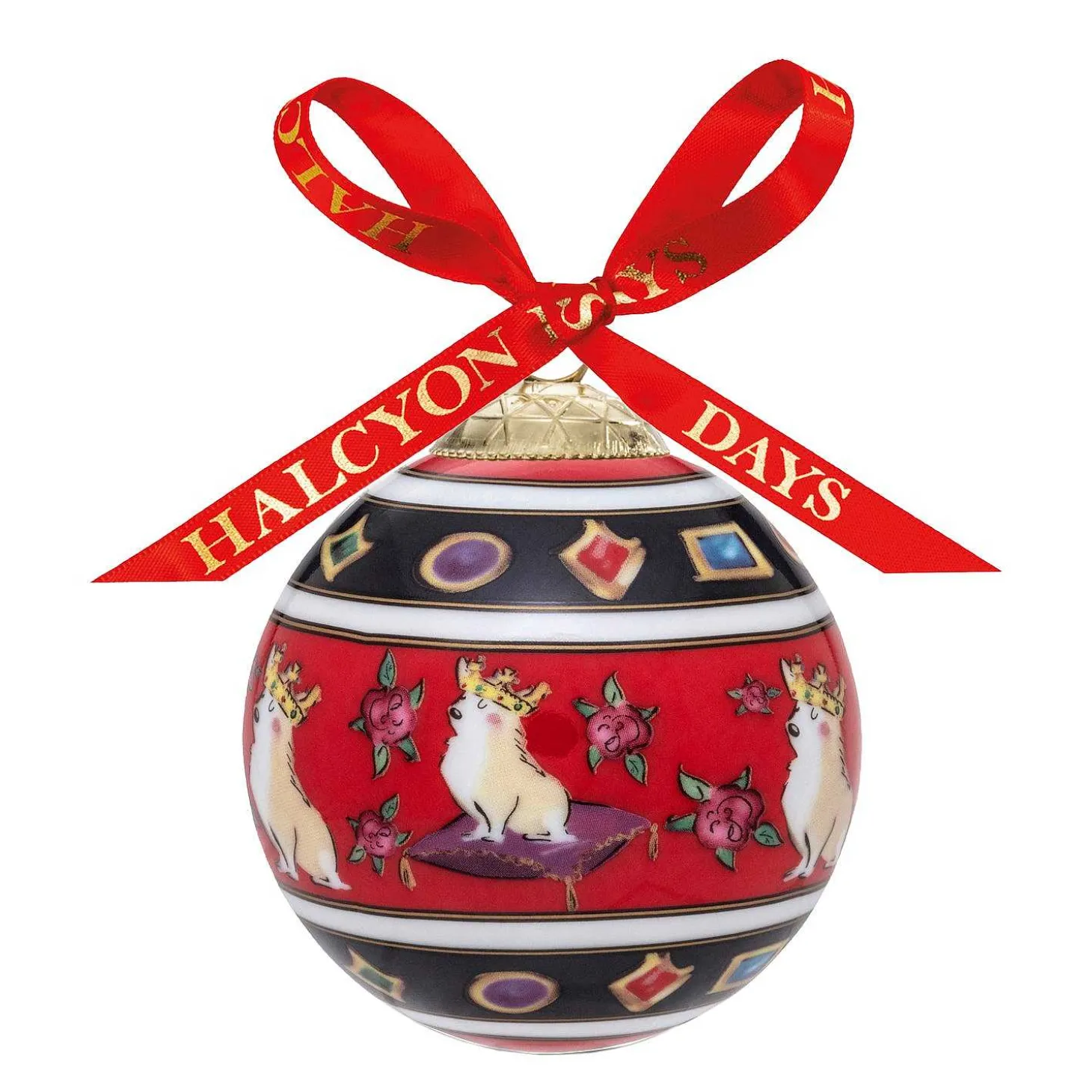 Corgi Tug Rice 3" Bauble