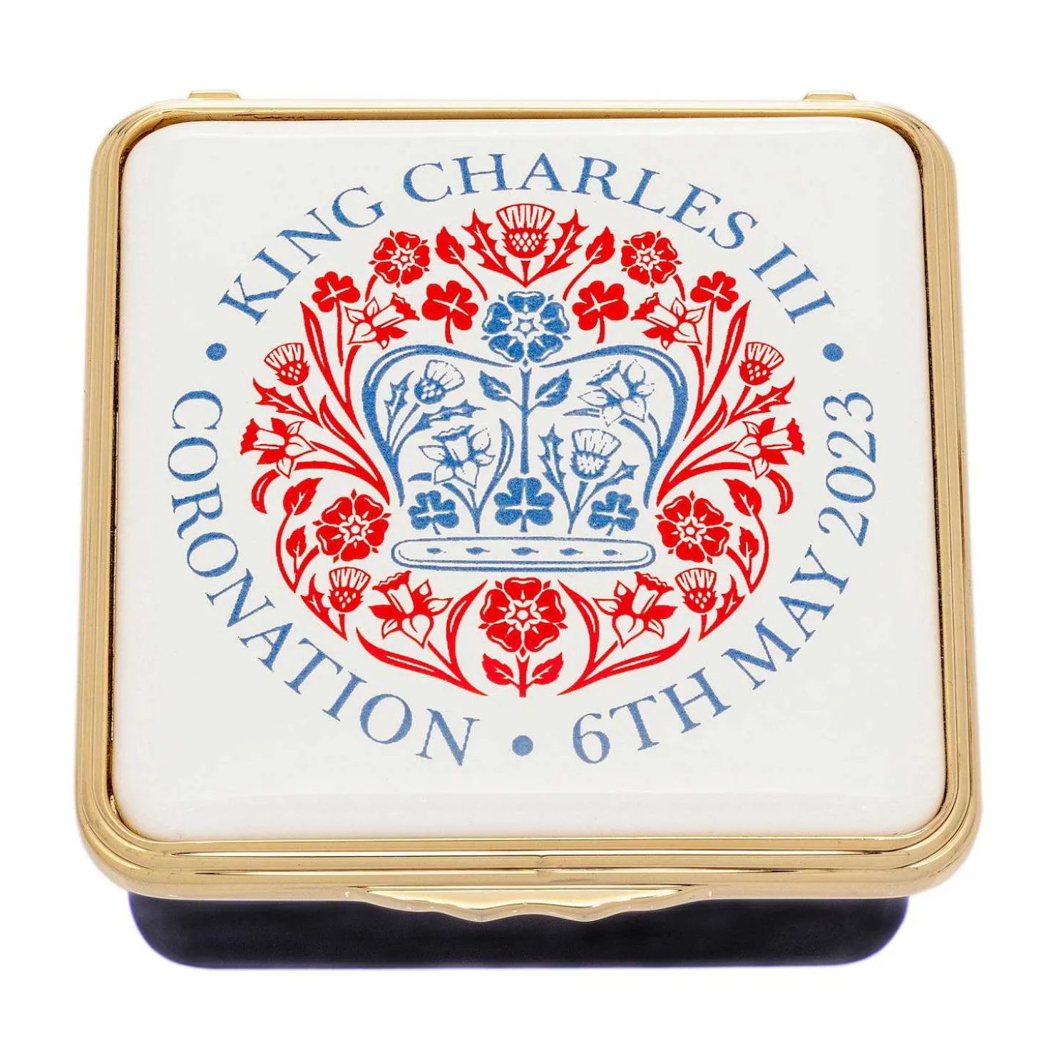 Coronation Emblem Enamel Box