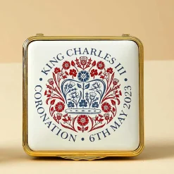 Coronation Emblem Enamel Box