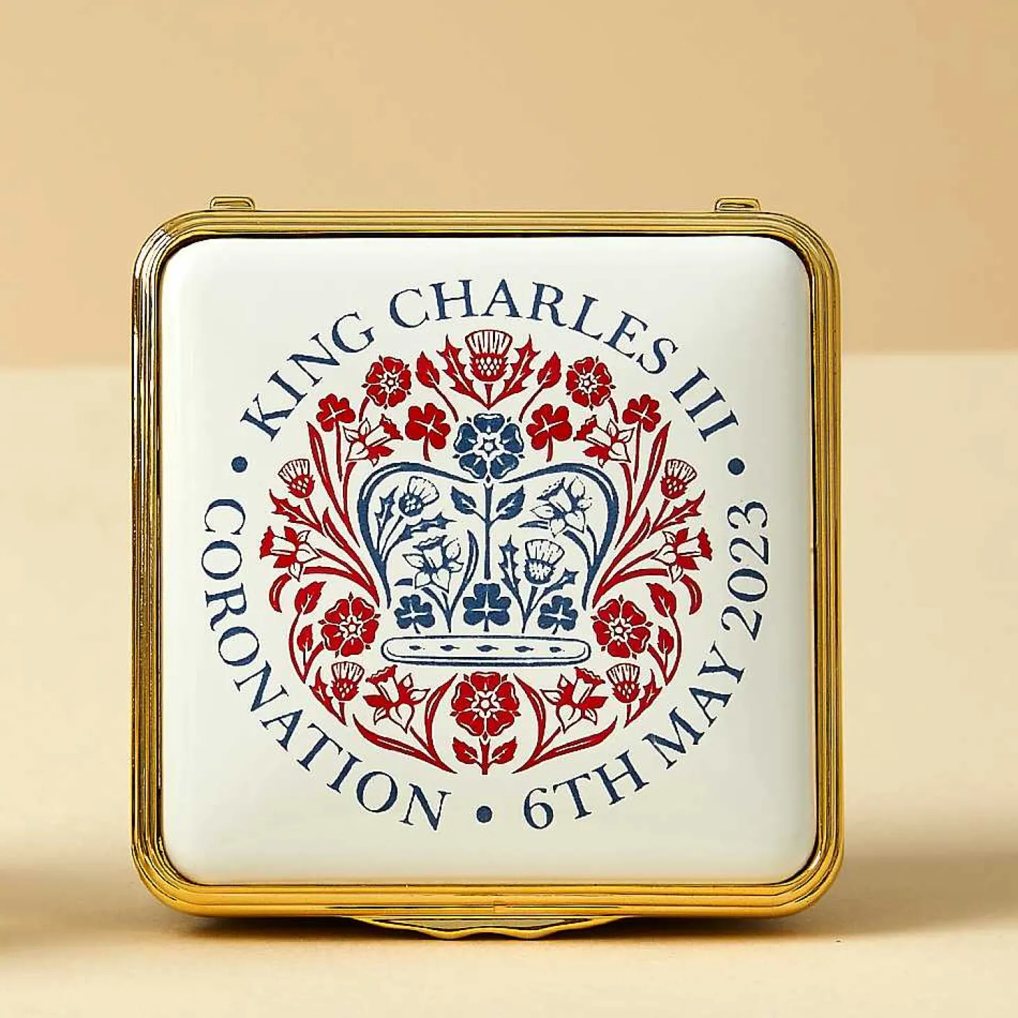 Coronation Emblem Enamel Box