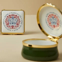 Coronation Emblem Enamel Box