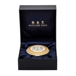 Coronation Gold Enamel Box
