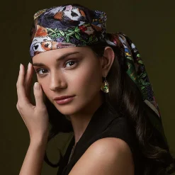 Dogs Leave Pawprints Silk Scarf | Halcyon Days