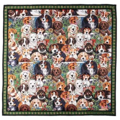 Dogs Leave Pawprints Silk Scarf | Halcyon Days