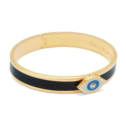 Evil Eye Midnight Blue & Gold Bangle | Halcyon Days