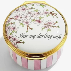 For My Darling Wife Enamel Box - Personalised