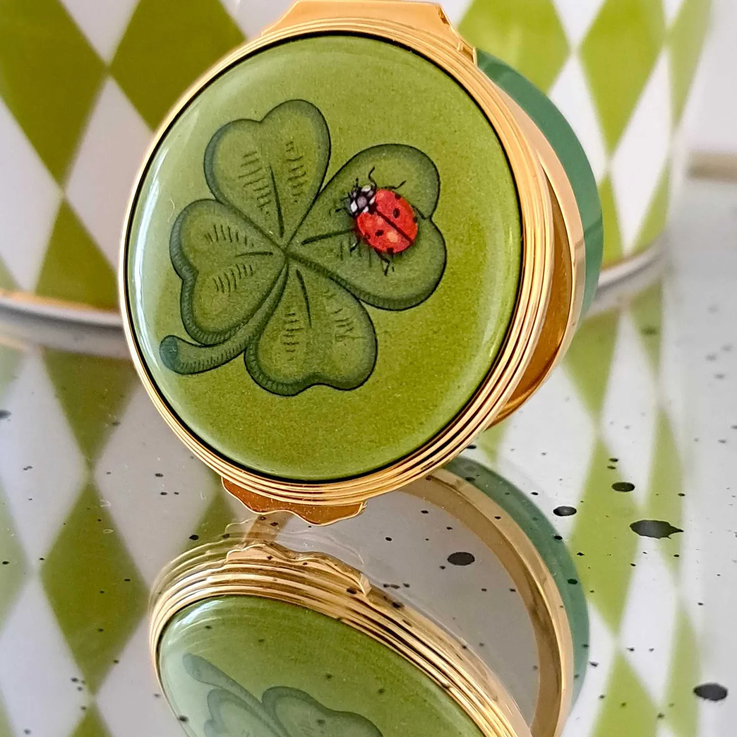 Good Luck Enamel Box | Halcyon Days