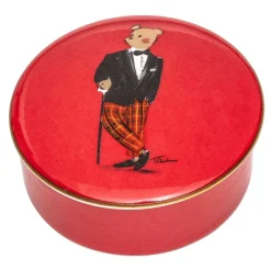 Hal The Bear Fine Bone China Trinket Box | Halcyon Days