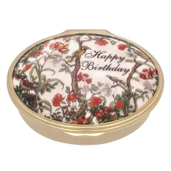 Happy Birthday Enamel Box - Personalised