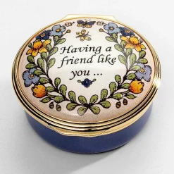 Having A Friend Like You Enamel Box | Halcyon Days