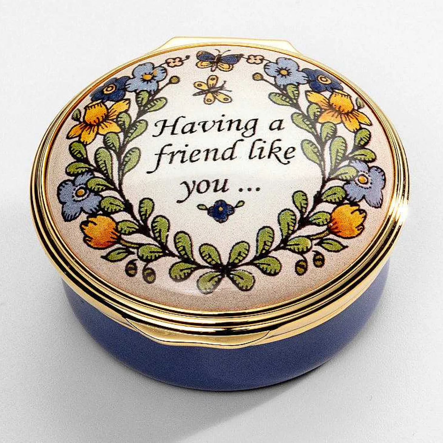Having A Friend Like You Enamel Box | Halcyon Days