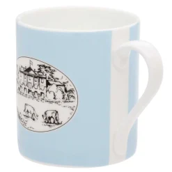 Highgrove House Blue Fine Bone China Mug | Halcyon Days