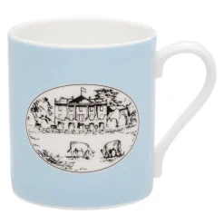 Highgrove House Blue Fine Bone China Mug | Halcyon Days