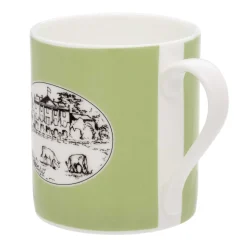 Highgrove House Green Fine Bone China Mug | Halcyon Days