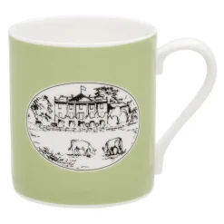 Highgrove House Green Fine Bone China Mug | Halcyon Days