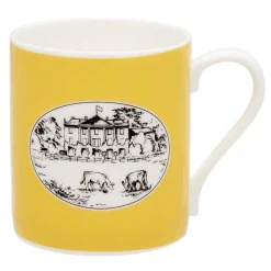 Highgrove House Yellow Fine Bone China Mug | Halcyon Days