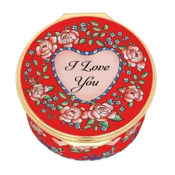 I Love You Enamel Box