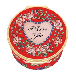 I Love You Enamel Box - Personalised
