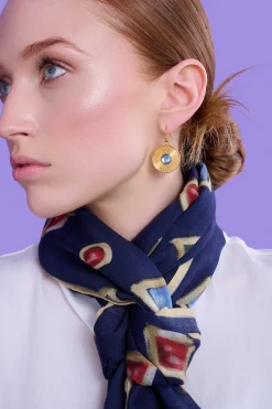 Jewels Silk Scarf