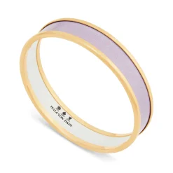 Lavender & Gold Enamel Bangle | Halcyon Days