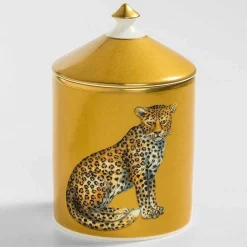Leopard Gold Jasmine Lidded Candle