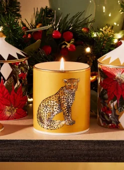Leopard Gold Jasmine Lidded Candle