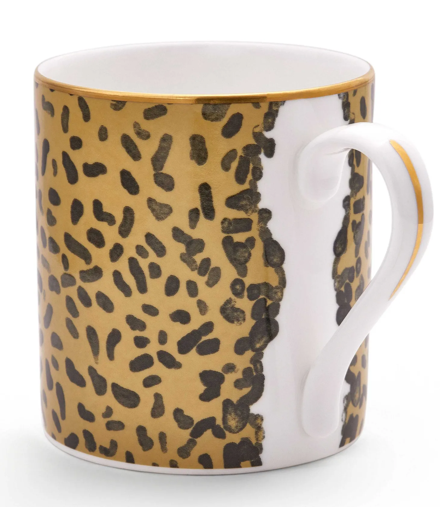 Leopard Print, English Fine Bone China Mug | Halcyon Days