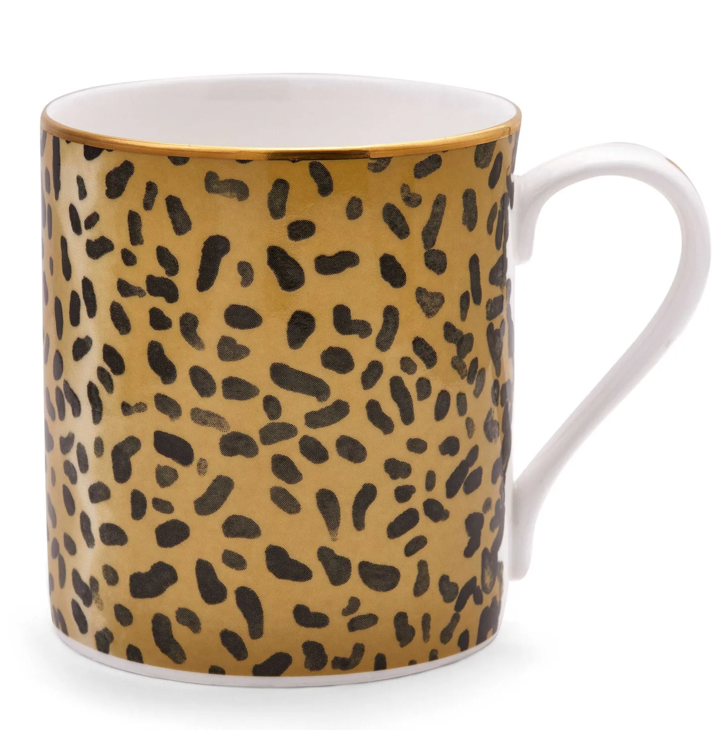Leopard Print, English Fine Bone China Mug | Halcyon Days