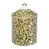 Leopard Print Sandalwood & Vetiver Lidded Candle