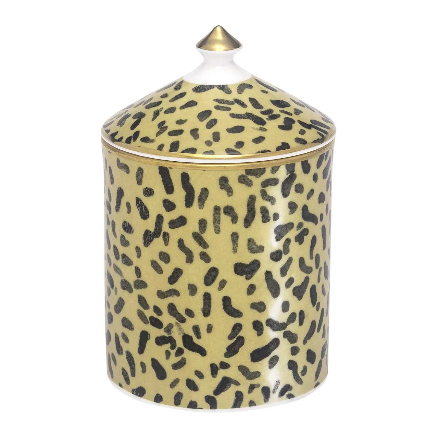 Leopard Print Sandalwood & Vetiver Lidded Candle