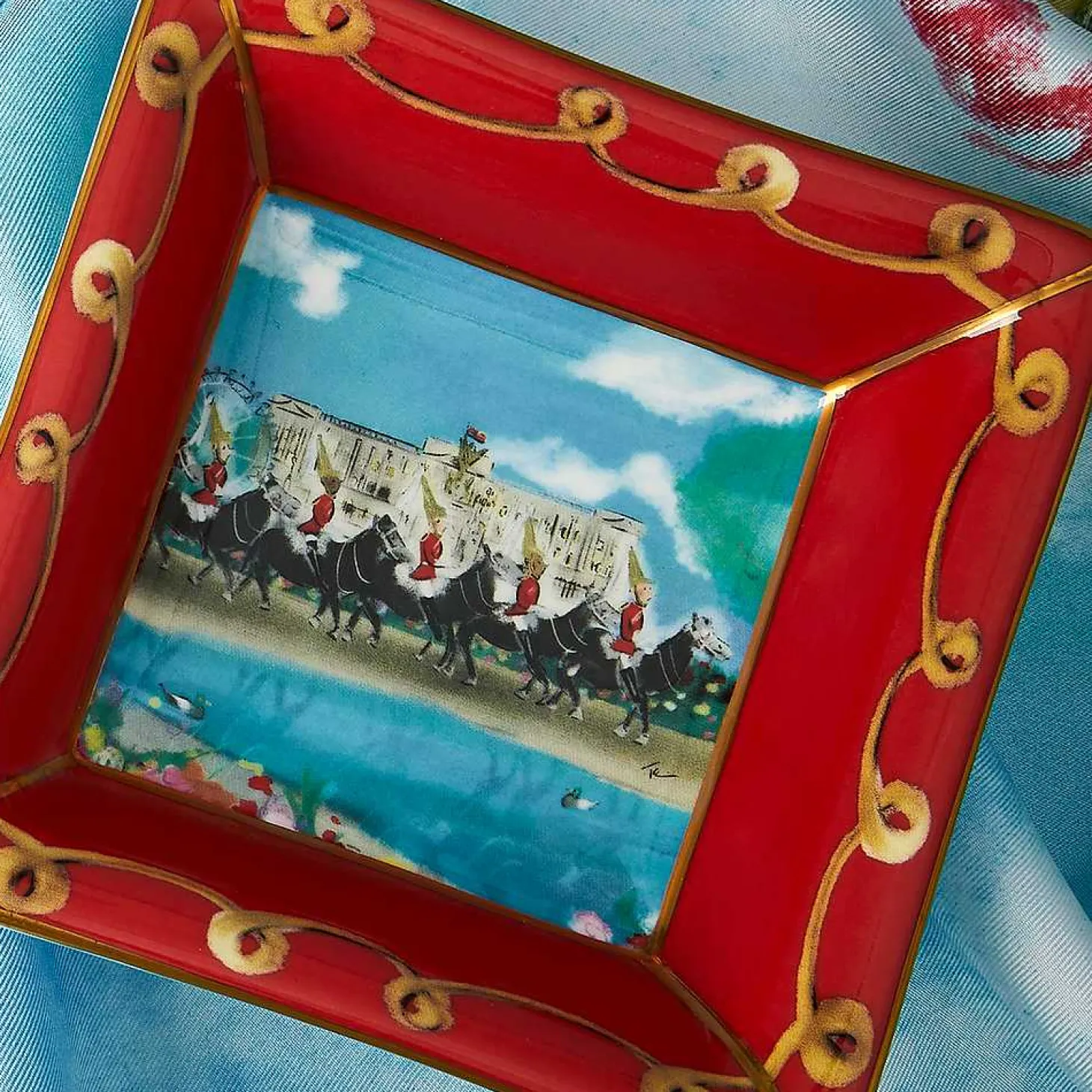 Life Guards On Parade Square Trinket Tray